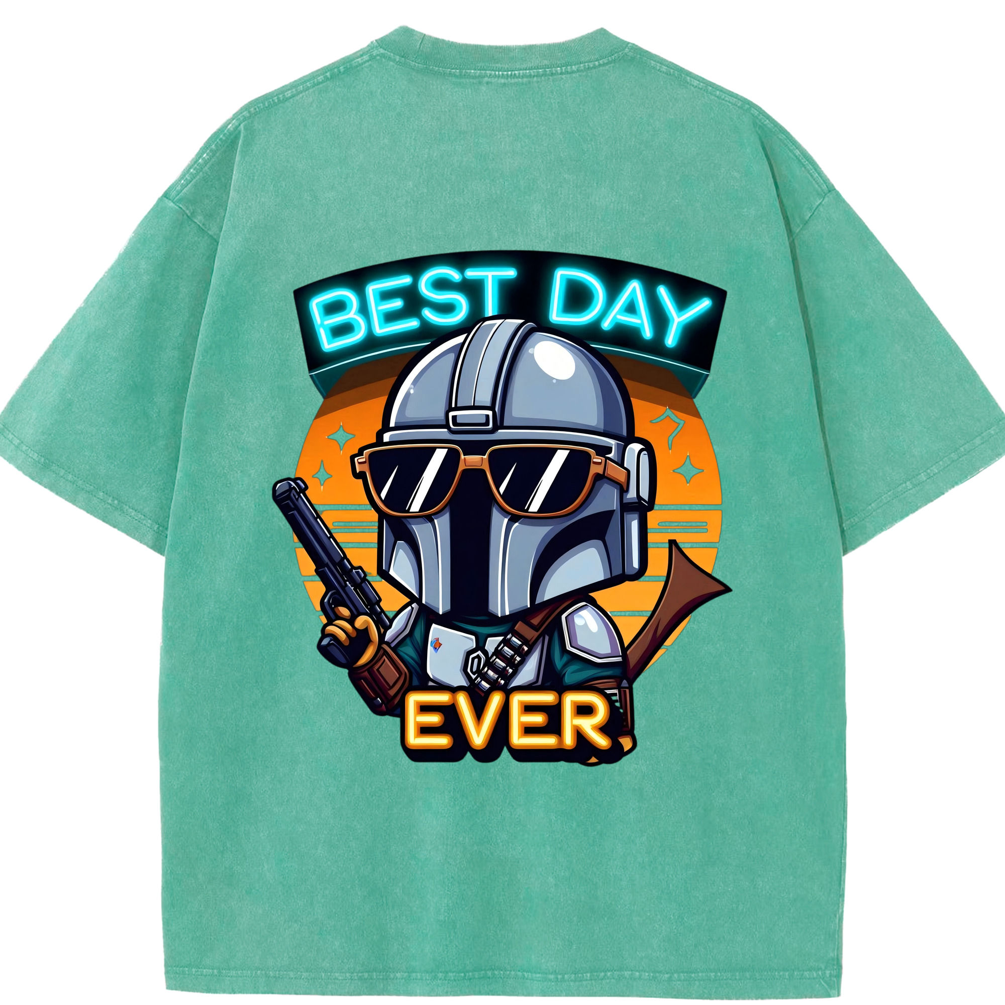 （画像用） スター・ウォーズ Star Wars 綿100% ヴィンテージ風 半袖Tシャツ（背面プリント）